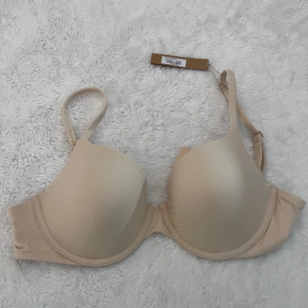 SKIMS Fits Everybody T-Shirt Bra Sand Tan Underwire BR-TSH-2023 Size 34C NWT - Picture 5 of 13